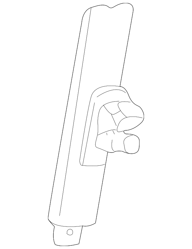 XC2Z-13602B82-EEE Деталь HEIGHT ADJUSTER, RIGHT