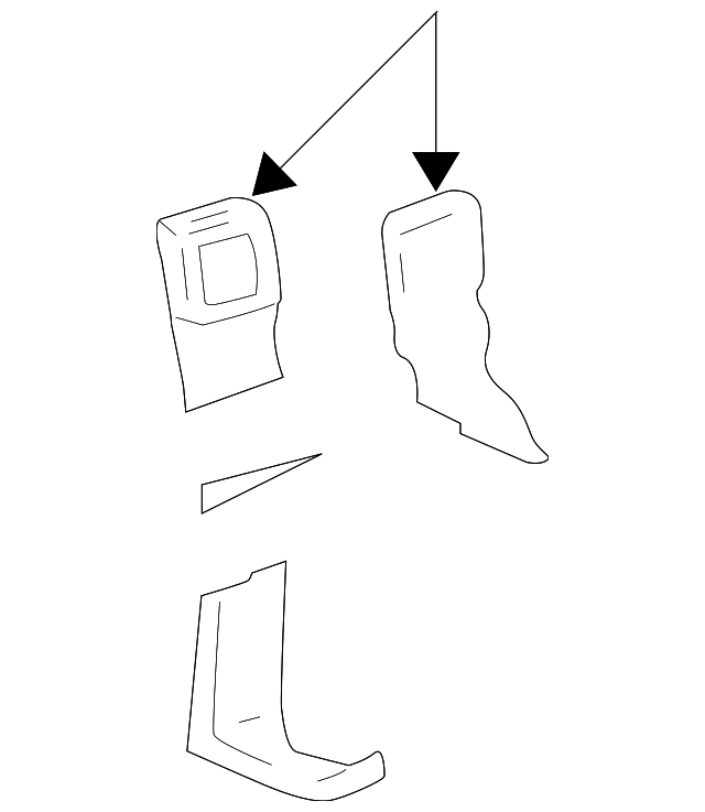 6L5Z-1061203-AAA Деталь BUCKLE END, LEFT