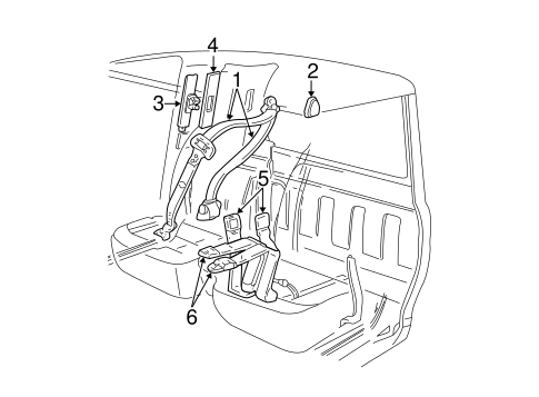 Ranger FRONT SEAT BELTS 2