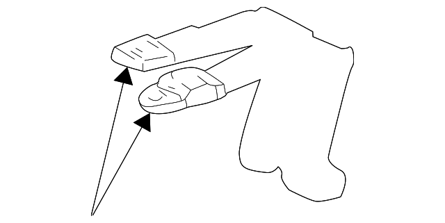 6L5Z-10611B60-AAA Деталь CENTER SEAT BELT