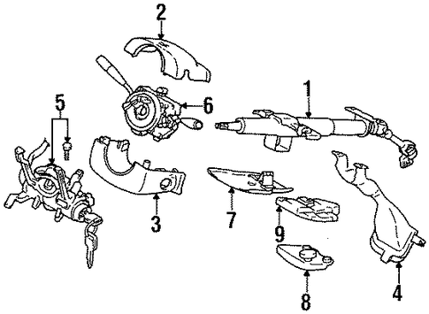 Metro IGNITION LOCK