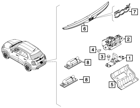 Park Assist for 2016 Fiat 500X #0