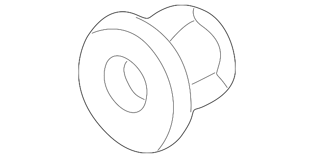 CYH10001L Деталь ROOF MOLDING NUT, LEFT