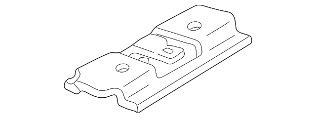 CYH100180 Деталь RETAINER PLATE, RIGHT