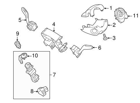Electrical/Ignition Lock for 2013 Ford Escape #2