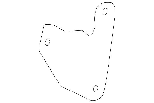 LR038203 Деталь UPPER TRIM PANEL UPPER BRACKET, RIGHT