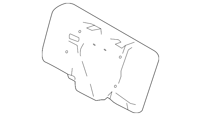 LR040706 Деталь UPPER TRIM PANEL, RIGHT