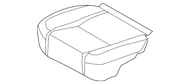 LR034406 Деталь CUSHION COVER, RIGHT
