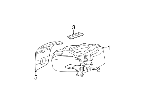 Body/Carrier & Components for 2010 Ford Explorer #1