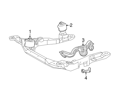 Engine/Engine & Trans Mounting for 2001 Ford Taurus #2