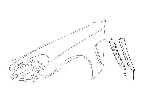 Panamera EXTERIOR TRIM - FENDER
