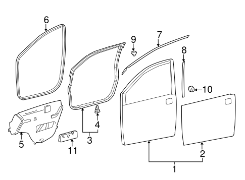 BODY/DOOR & COMPONENTS for 2013 Toyota Sienna #2