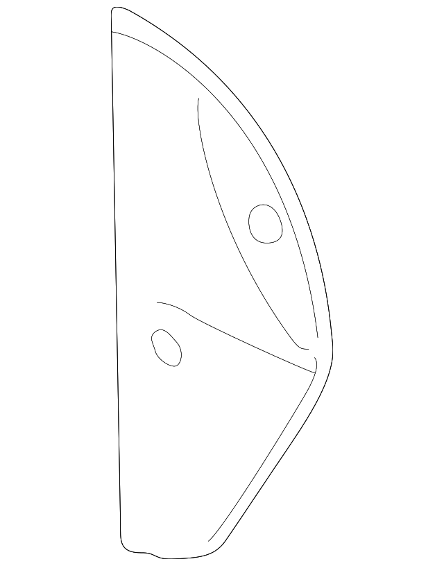 22691554 Деталь SIDE PANEL, LEFT