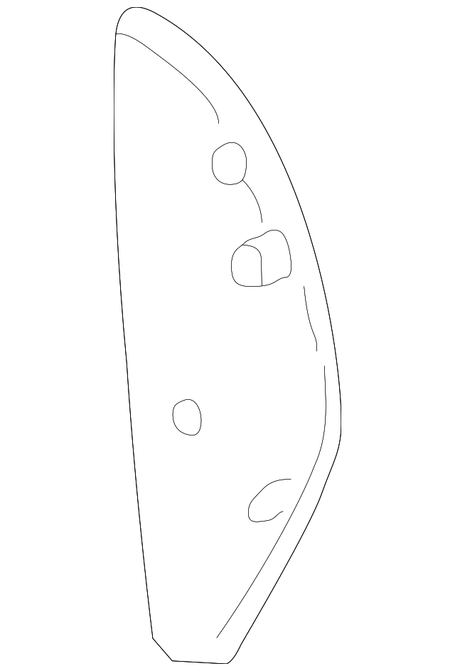 22633081 Деталь SIDE PANEL, RIGHT