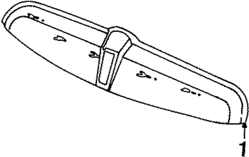 Town Car EXTERIOR TRIM - HOOD