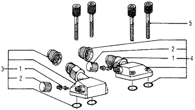 Body/Air Conditioning/A/C Suction Valve - Discharge Valve for 1978 Honda ACCORD HATCHBACK #1
