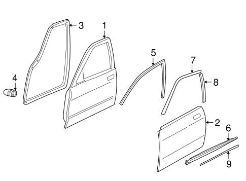 XJR DOOR & COMPONENTS 2