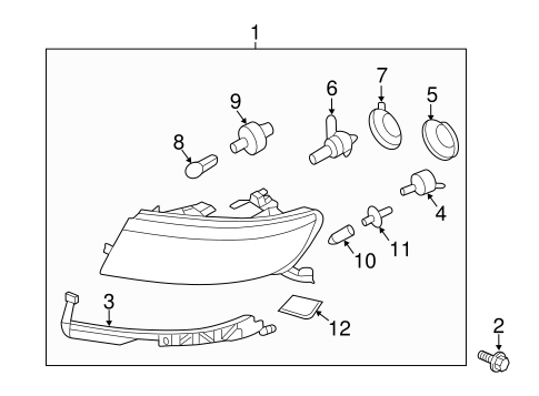 MKZ BULBS - CHASSIS 2