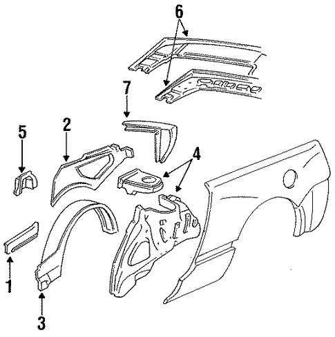 Capri INNER STRUCTURE & RAILS