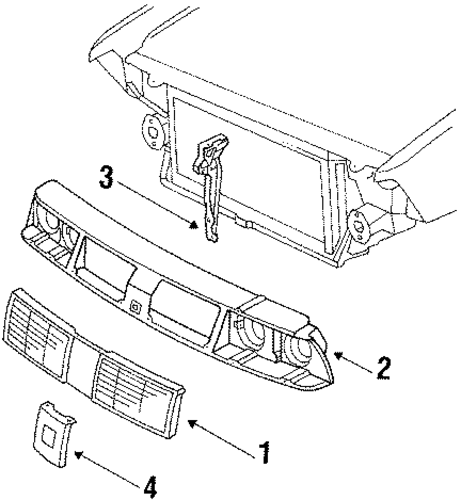 Delta 88 GRILLE & COMPONENTS