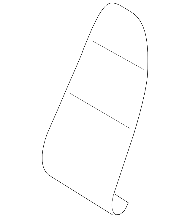 991-521-151-01-N11 SEAT BACK COVER, LEFT