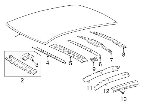 BODY/ROOF & COMPONENTS for 2015 Toyota Avalon #2