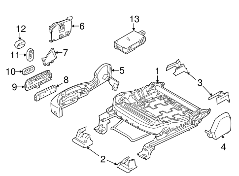 Body/Tracks & Components for 2012 Ford Taurus #3