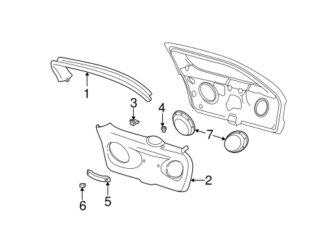 Interior Trim for 2004 Ford Taurus #0