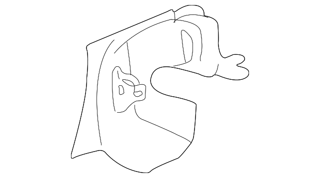 5033899 Деталь COVER, LEFT