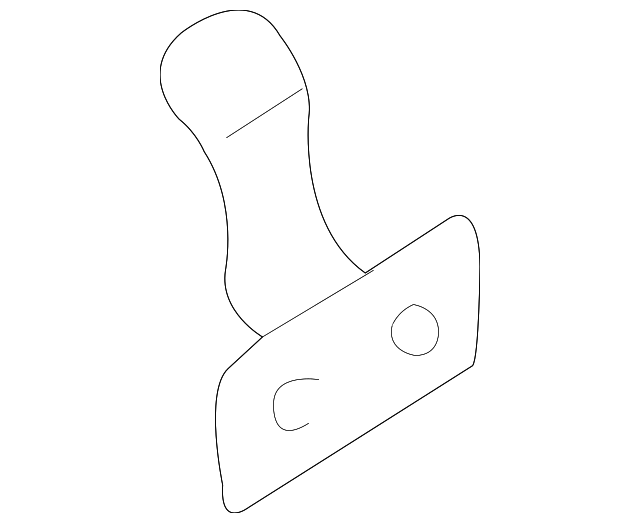5017538 Деталь COAT HOOK, RIGHT
