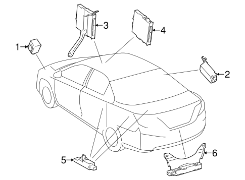 ELECTRICAL/KEYLESS ENTRY COMPONENTS for 2014 Toyota Camry #1