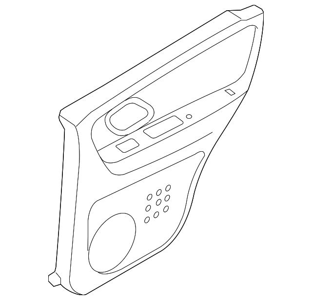 5E6Z7827406AAA Деталь DOOR TRIM PANEL, RIGHT