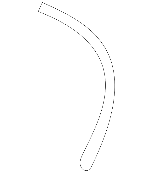 EEH100720 Деталь DRAIN TUBE, RIGHT
