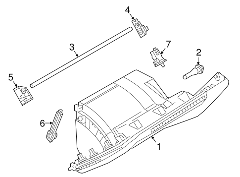 Glove Box for 2015 Jeep Renegade #0