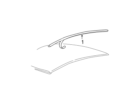 Body/Exterior Trim - Roof for 2000 Ford Taurus #1