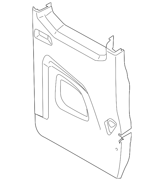 CK4Z-6145220-AC Деталь LOWER TRIM PANEL, RIGHT