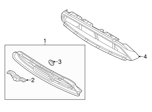 Mustang GRILLE & COMPONENTS 2