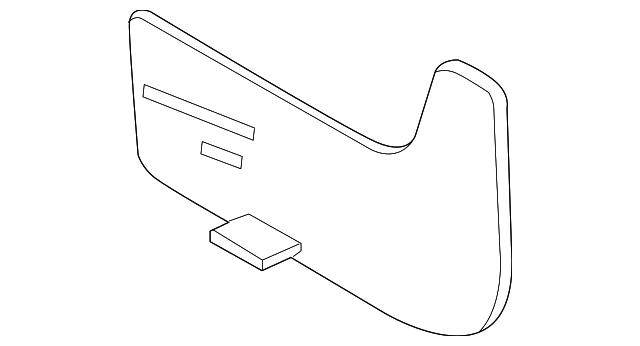 CP1Z5411398A Деталь DEFLECTOR, RIGHT