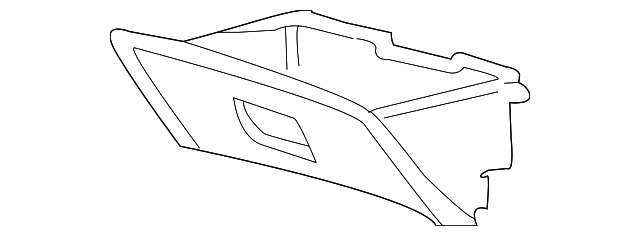 XR3Z6306010AA Деталь GLOVE BOX