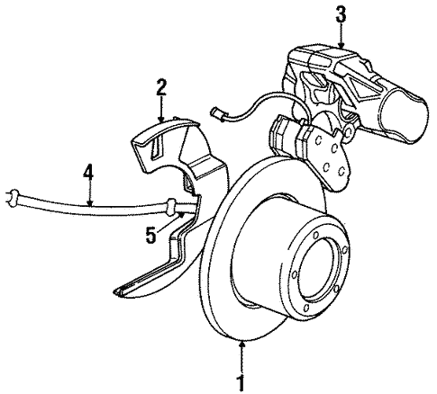 Front Brakes for 1994 Land Rover Discovery #0