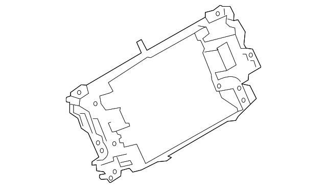 LR059835 Деталь CENTER BRACKET SUPPORT