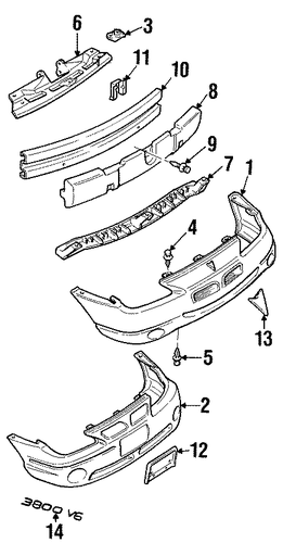 Grand Prix BUMPER & COMPONENTS - FRONT