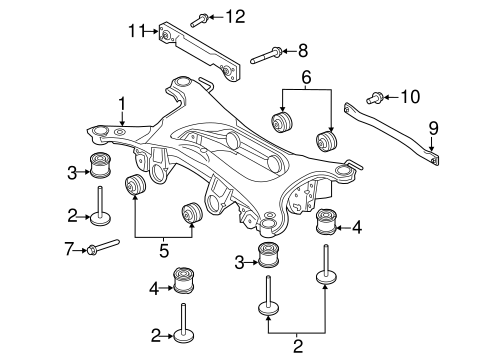 Range Rover Evoque SUSPENSION MOUNTING