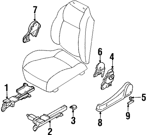 Side Cover - Honda (8-97295-097-3) Side Cover - Honda (8-97295-097-3)