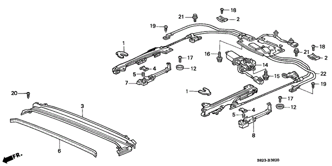 INTERIOR / BUMPER/SLIDING ROOF (2) for 1998 Honda ACCORD COUPE #1