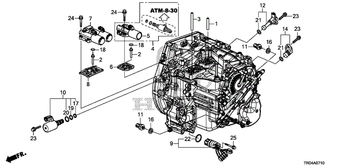 Transmission - Automatic/AT Sensor - Solenoid for 2012 Honda CIVIC SEDAN #1