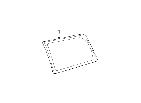 Glass & Hardware for 2000 GMC Yukon #0