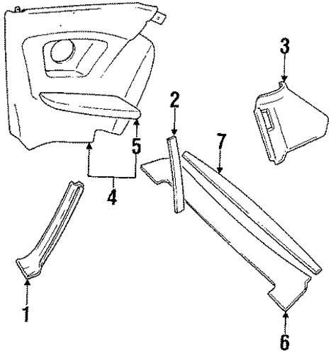 XJS INTERIOR TRIM