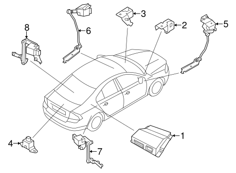 Ride Control Components for 2012 Volvo S60 #0