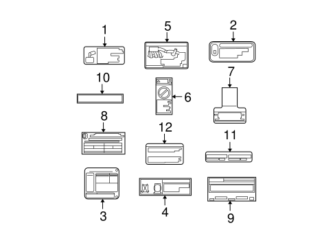 BODY/LABELS for 2009 Toyota Avalon #1